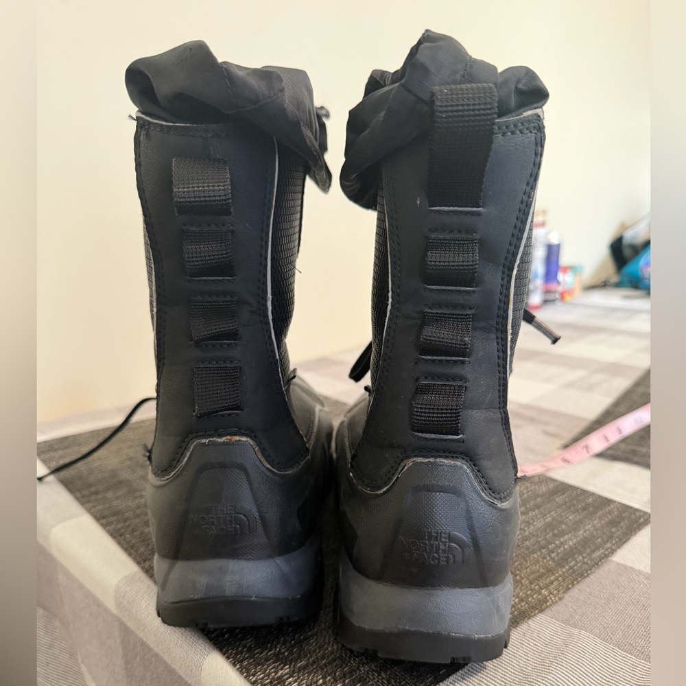 North Face Black Insulated Winter Snow Boots Men’s 13 - Picture 3 of 9